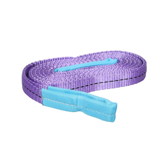 Hijsband 1 ton met certificaat - Paars 10M