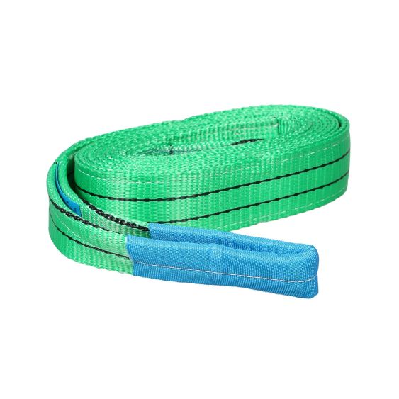Hijsband 2 ton met certificaat - Groen