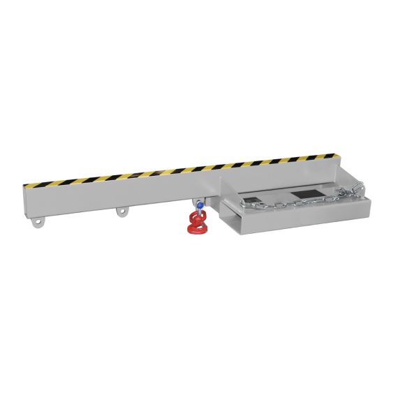 Kraanarm voor Heftruck Bauer Grijs 1550 mm 2500 kg