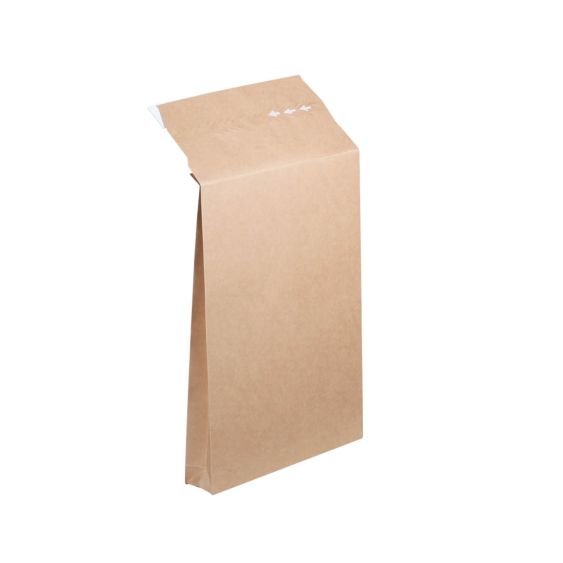 Papieren Verzendzak 250x350x50 mm Dubbele Sluitstrip - 100 stuks
