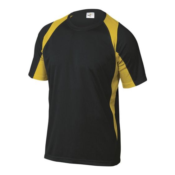 Werkshirt Deltaplus Bali Zwart Geel