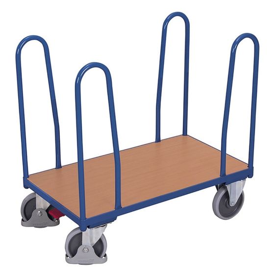 Plateauwagen met Beugels 400 kg 910x440 mm