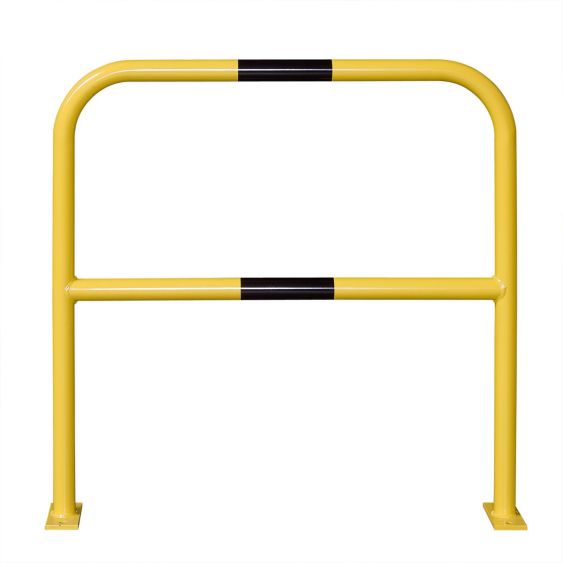 Veiligheidshek Thermisch Verzinkt Staal Geel/Zwart 1000x1000 mm
