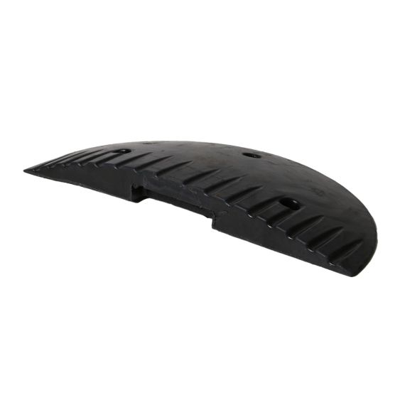 Verkeersdrempel eindstuk Zwart 500x500x50 mm