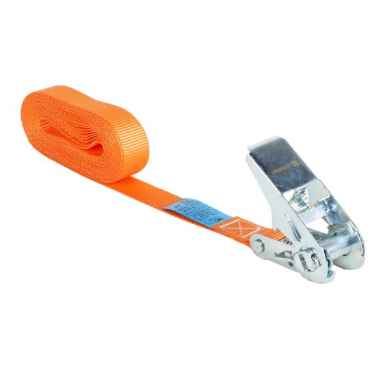 Eindloze Spanband 25 mm 0,8 ton 2,5M Oranje