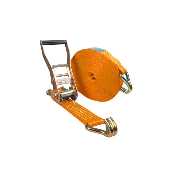 Spanband 2-delig 75mm 10 ton Oranje 2M