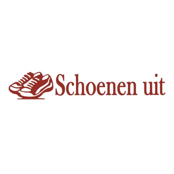 Stickers Schoenen Uit Rood 25 cm - Set 2 stuks
