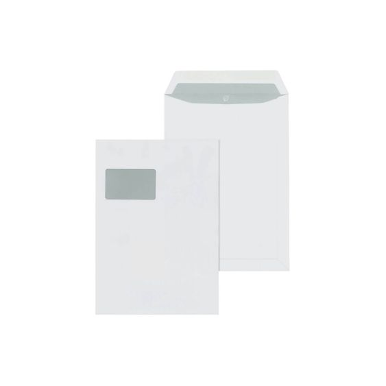 Enveloppen met venster gegomd 229x324mm 1