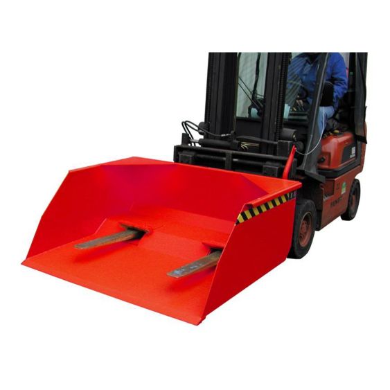 Schepbak voor Heftruck Bauer BSM Rood 500 Liter
