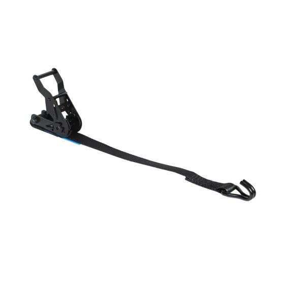 Spanband 25 mm 1,5 ton 3M Zwart met Zwarte Hardware Rateldeel